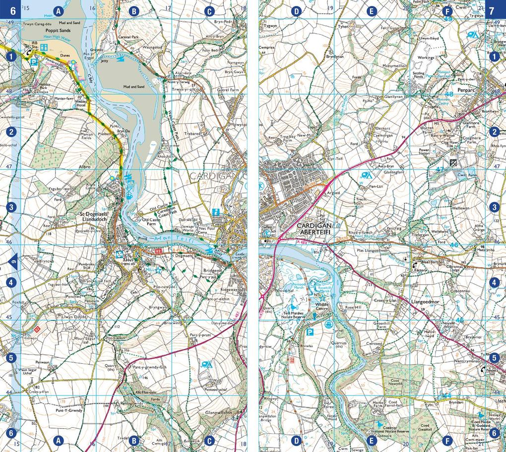 Weitere Ansicht: Pembrokeshire Coast Path | A-Z Maps