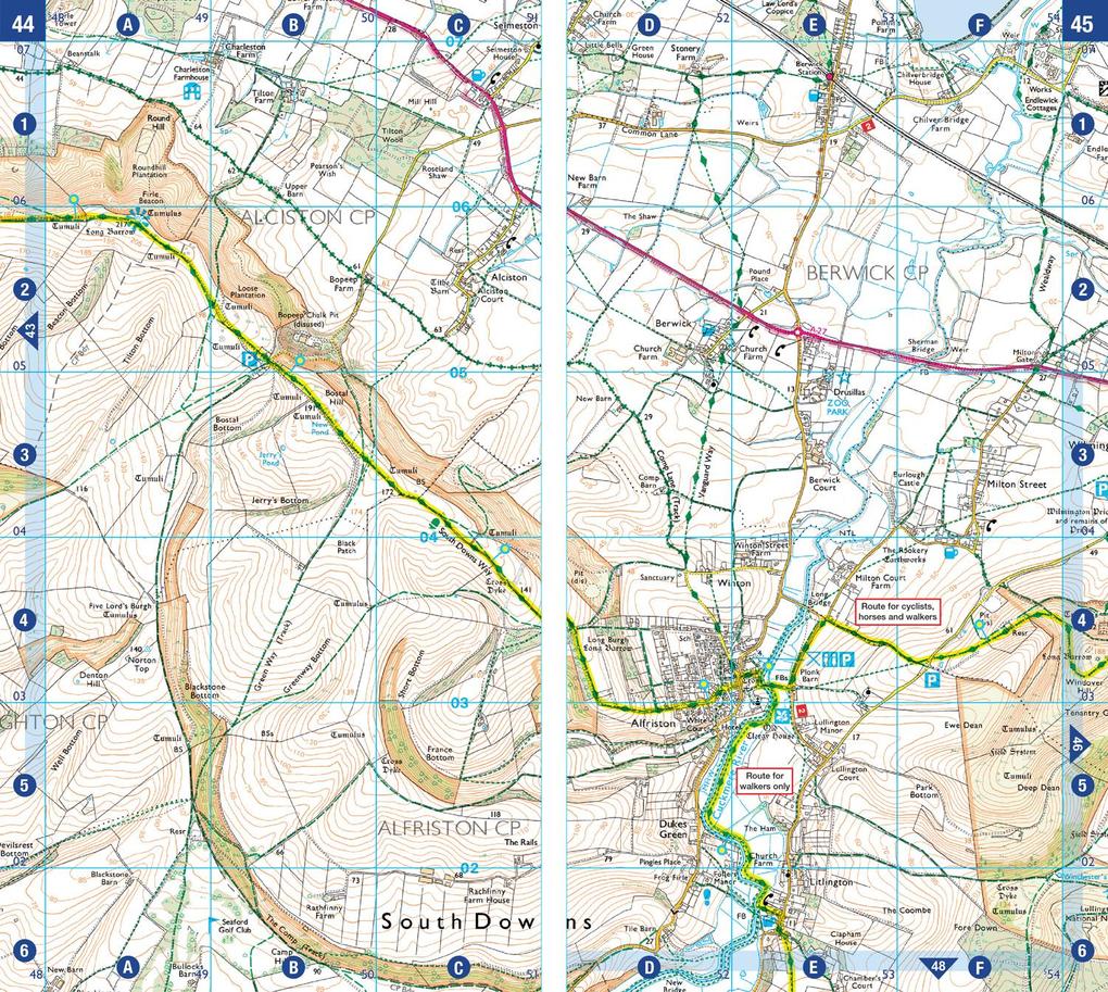 Weitere Ansicht: South Downs Way | A-Z Maps