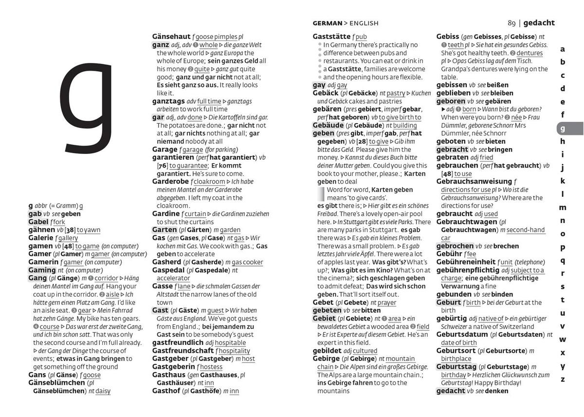 Weitere Ansicht: German School Gem Dictionary | Kevin Eason