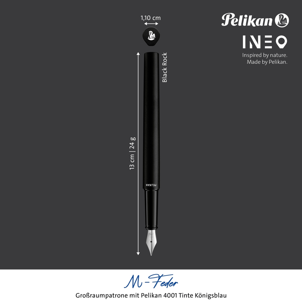 Weitere Ansicht: Pelikan Füllhalter Ineo® Elements P6, Schwarz
