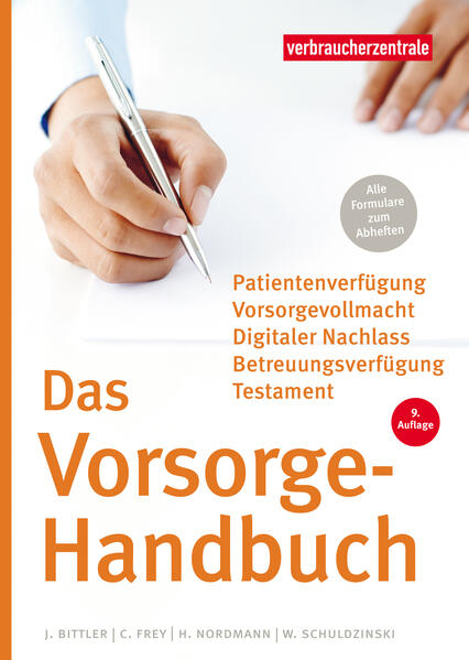 Produktbild: Das Vorsorge-Handbuch | Jan Bittler, Wolfgang Schuldzinski, Heike Nordmann, Carina Frey