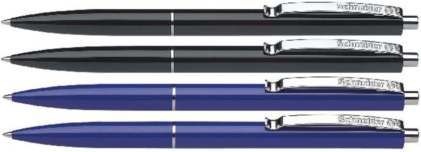 Produktbild: Schneider Kugelschreiber K 15, Blister 4 Stück, je 2x schwarz blau