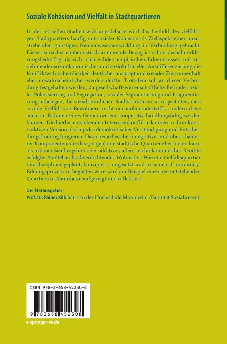 Weitere Ansicht: Soziale Kohäsion und Vielfalt in Stadtquartieren