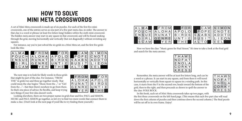 Weitere Ansicht: Mini Meta Crosswords | Pete Muller