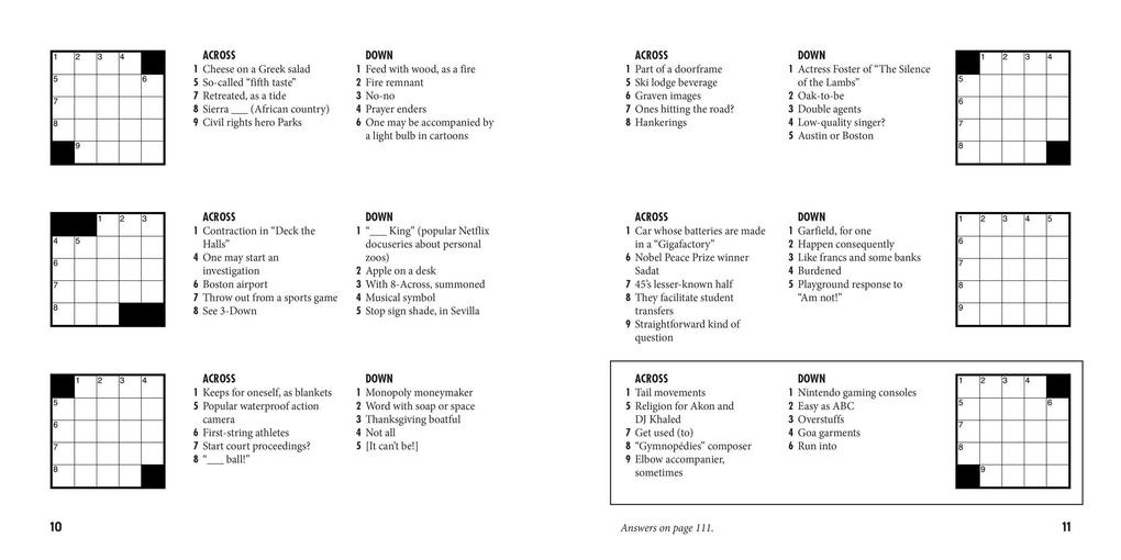 Weitere Ansicht: Mini Meta Crosswords | Pete Muller