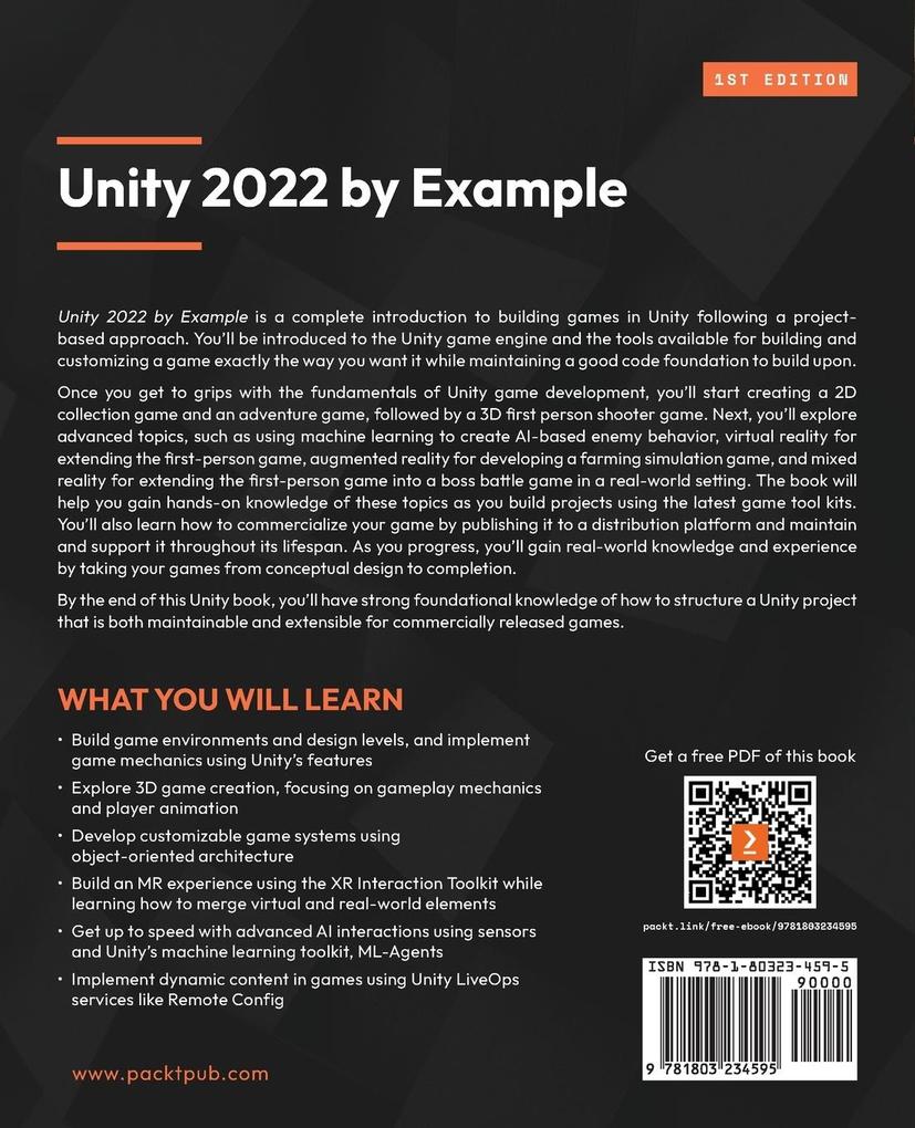 Weitere Ansicht: Unity 2022 by Example | Scott H. Cameron