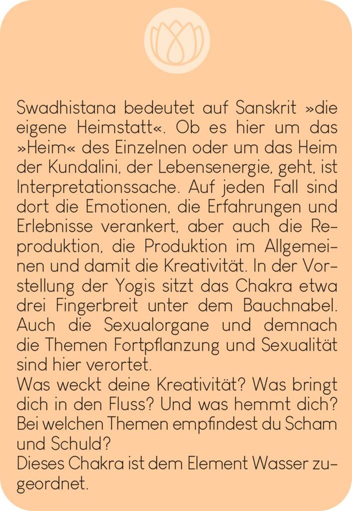 Weitere Ansicht: Omm for you Chakren