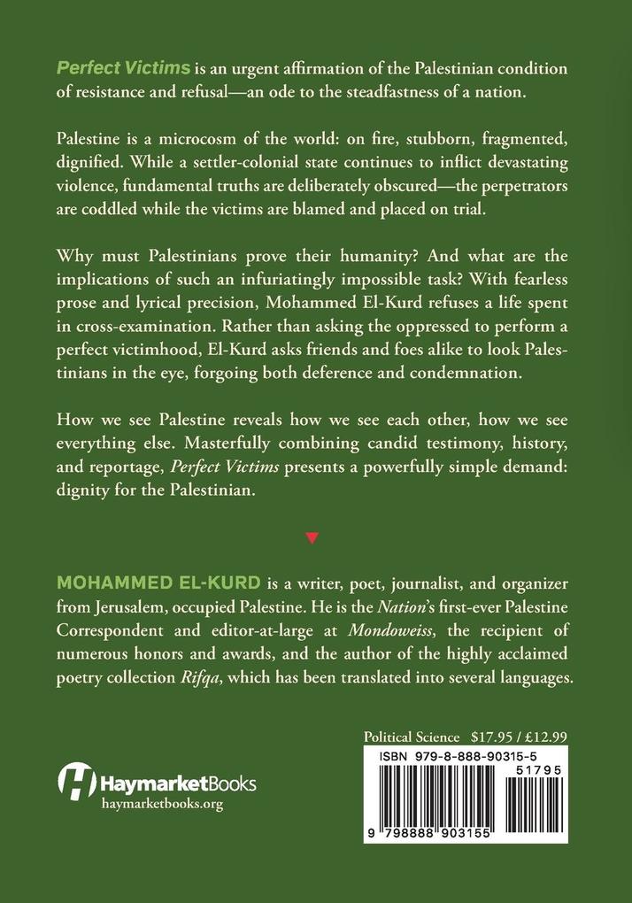 Weitere Ansicht: Perfect Victims | Mohammed El-Kurd