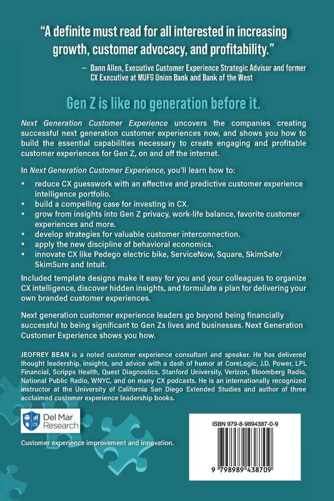 Weitere Ansicht: Next Generation Customer Experience | Jeofrey Bean, Vineetha Raveendran