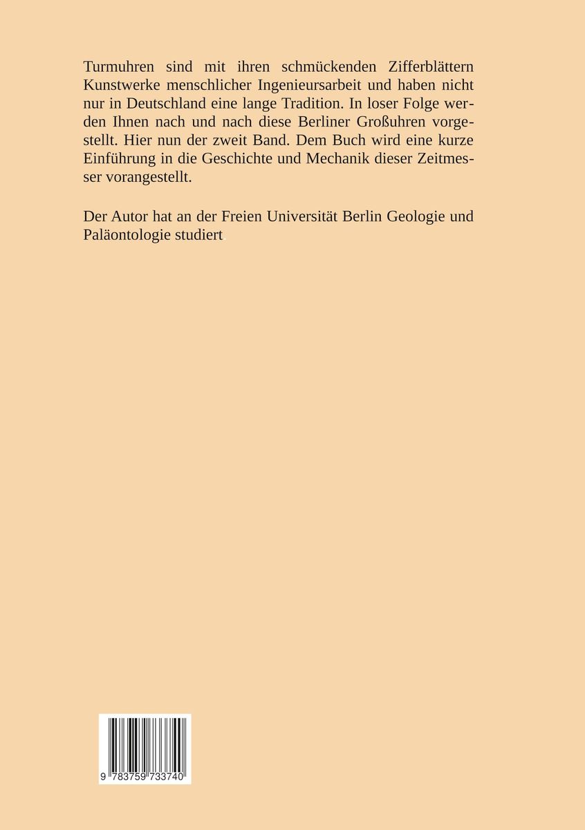 Weitere Ansicht: Turmuhren in Berlin | Eckehard Plum
