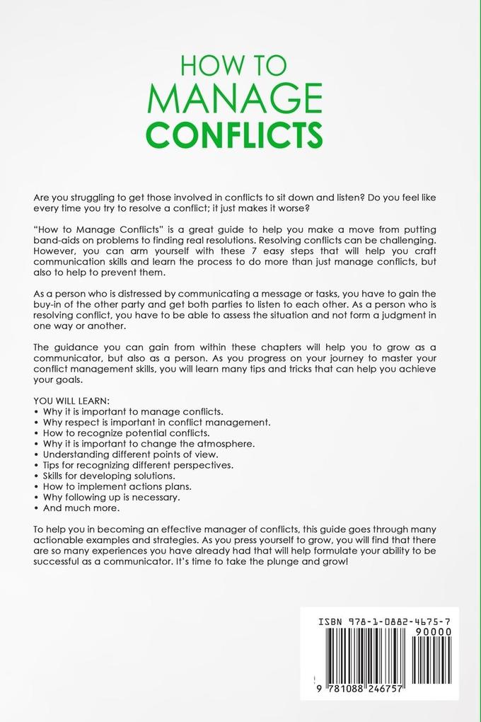 Weitere Ansicht: How to Manage Conflicts | Caden Burke