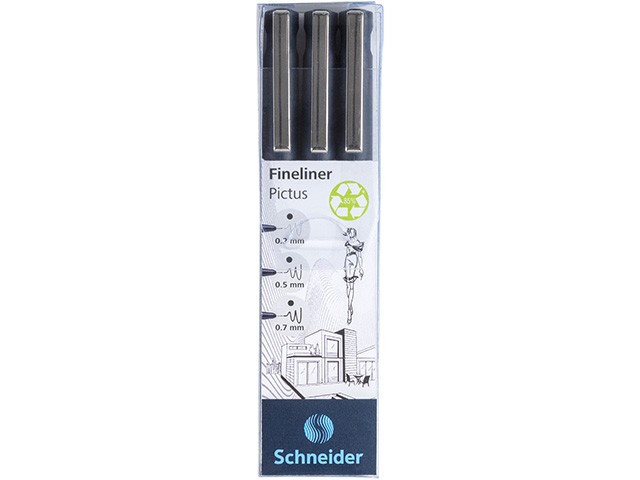 Weitere Ansicht: Schneider Fineliner Pictus, 3er Set