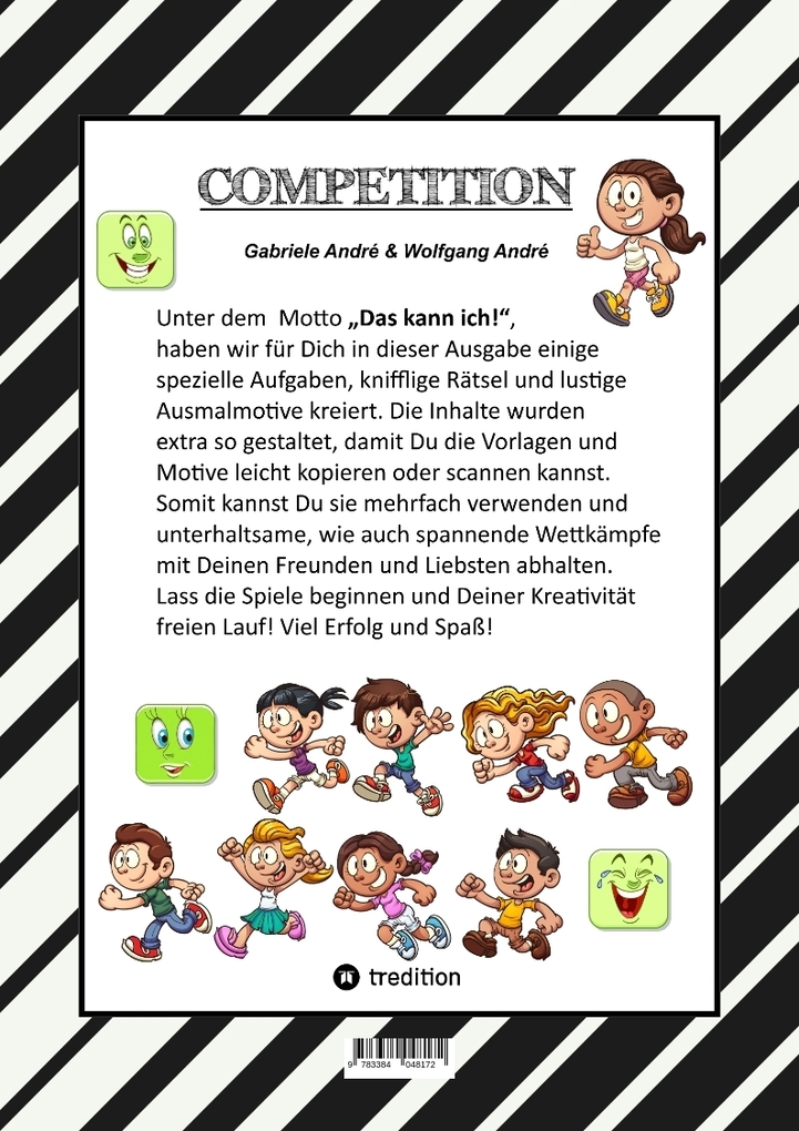 Weitere Ansicht: CRAFTBOOK - SPECIAL EDITION - 140 SEITEN LUSTIGE AUSMALMOTIVE - BASTELSPIELANLEITUNG - KNIFFLIGE RÄTSEL & AUFGABEN | Gabriele André, Wolfgang André