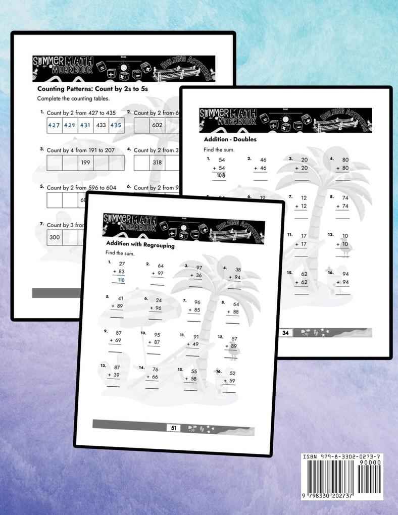 Weitere Ansicht: Summer Math Workbook | 1-2 Grade Bridge Building Activities | Summer Bridge Building