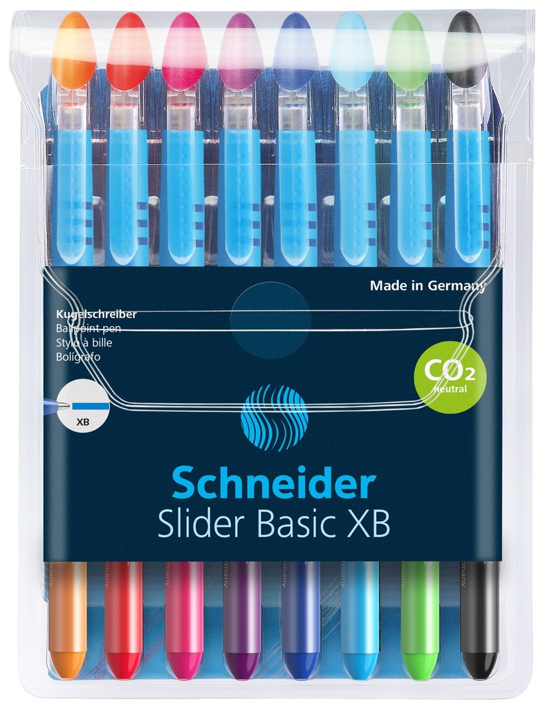 Weitere Ansicht: Schneider Kugelschreiber Slider Basic XB, 8er Etui