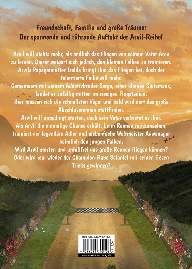 Weitere Ansicht: Arvil, der kleine Falke - Das große Rennen | Thomas Forat