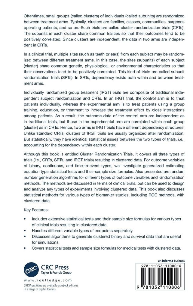 Weitere Ansicht: Cluster Randomization Trials | Sin-Ho Jung