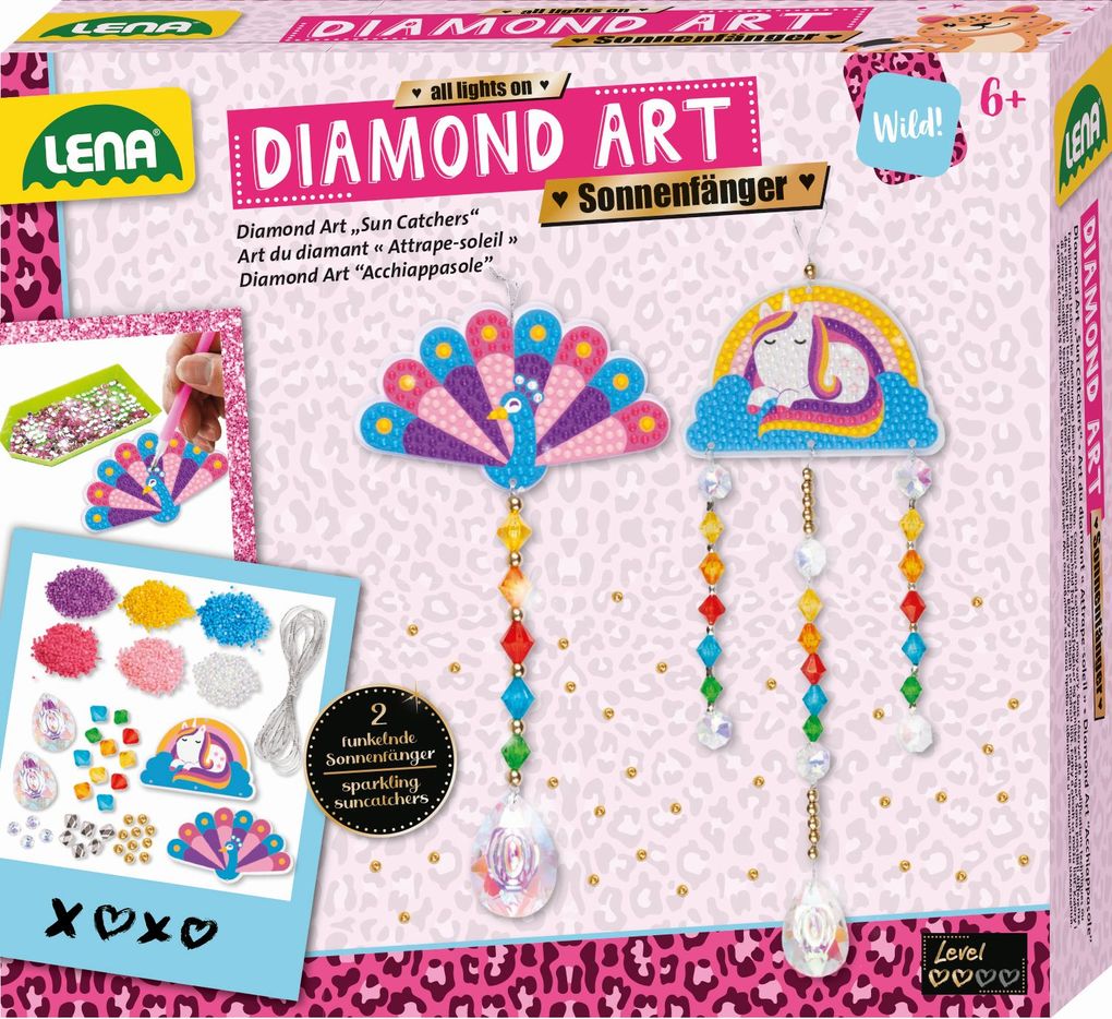 Produktbild: Lena - Diamond Art Sonnenfänger, Faltschachtel
