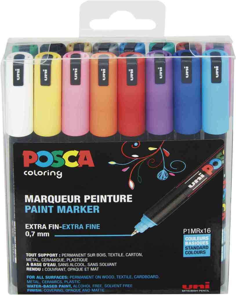 Produktbild: uni-ball Marker uni POSCA PC-1MR 16er Set