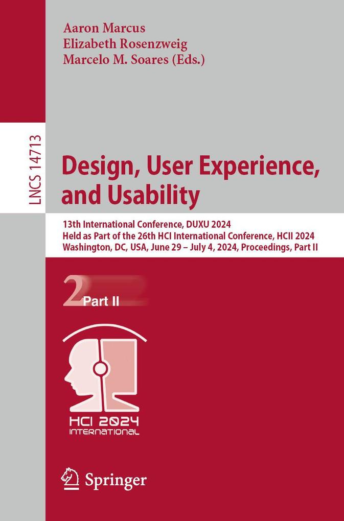 Produktbild: Design, User Experience, and Usability