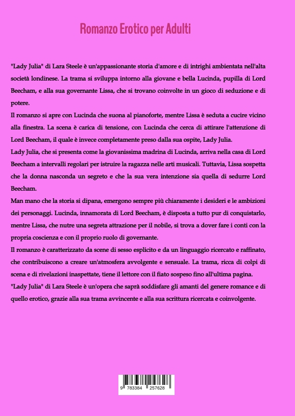 Weitere Ansicht: Lady Julia, donna d'altri tempi | Lara Steele