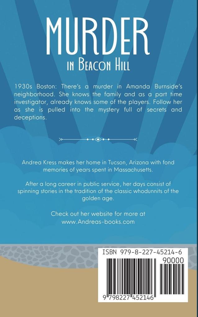 Weitere Ansicht: MURDER IN BEACON HILL | Andrea Kress