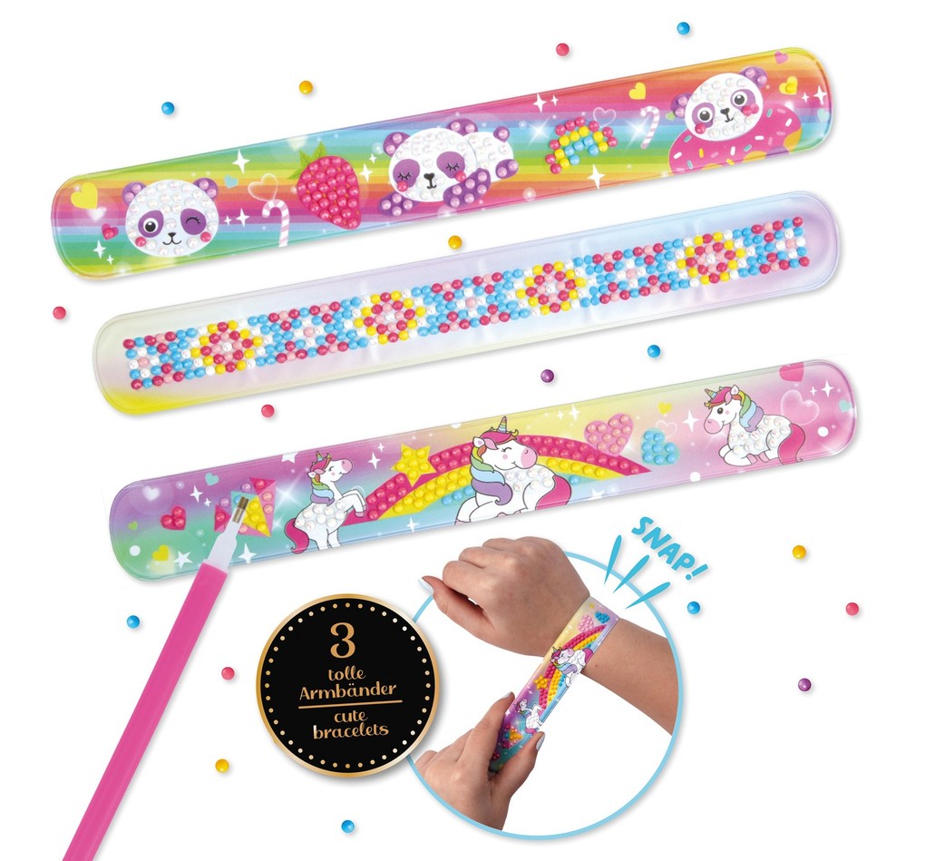Weitere Ansicht: Lena - Diamond Art Snap Armbänder, FS