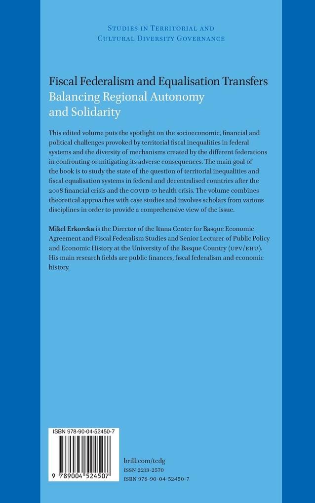 Weitere Ansicht: Fiscal Federalism and Equalisation Transfers