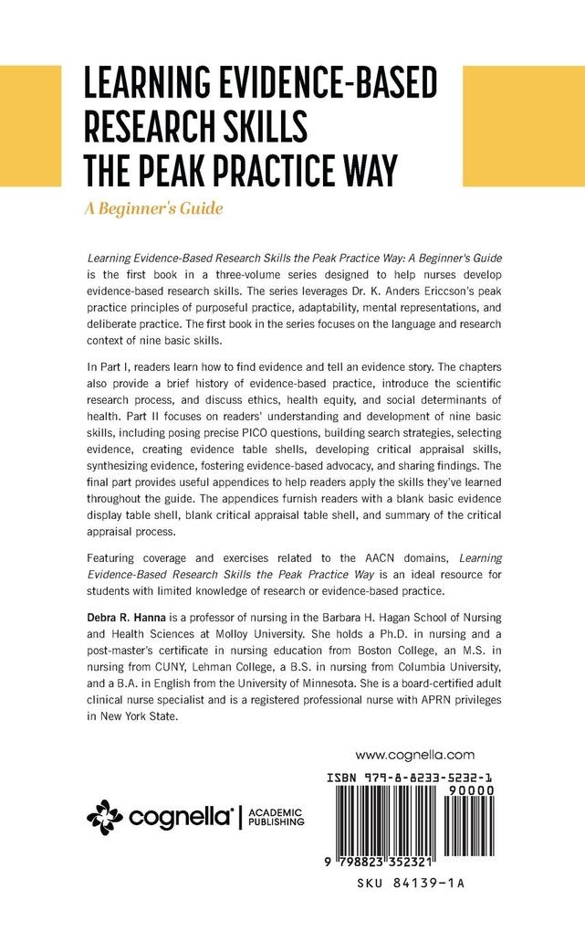 Weitere Ansicht: Learning Evidence-Based Research Skills the Peak Practice Way | Debra R. Hanna