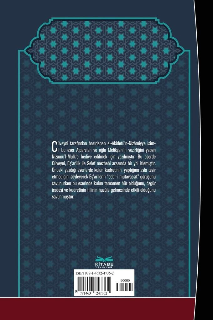 Weitere Ansicht: Nazamiyye Doctrine (al-Akidah al-Nazâmiyya) | Imam al-Haramayn al-Cuvayni