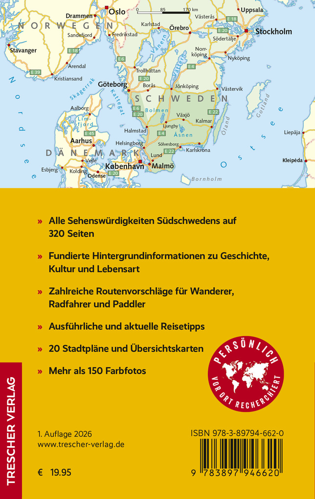 Weitere Ansicht: TRESCHER Reiseführer Südschweden | Tanja Schridde