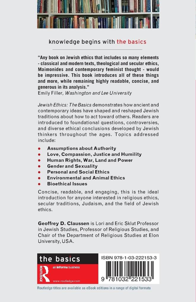 Weitere Ansicht: Jewish Ethics | Geoffrey D. Claussen