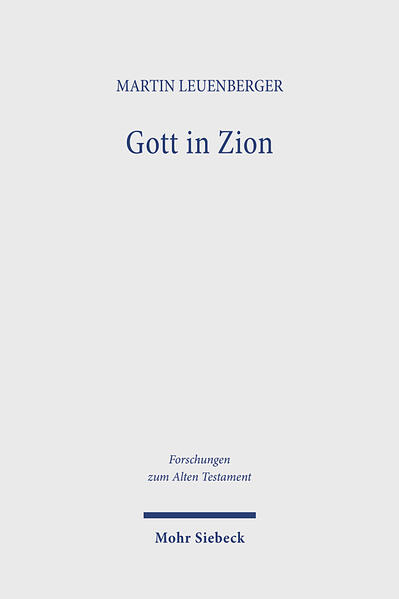 Produktbild: Gott in Zion | Martin Leuenberger