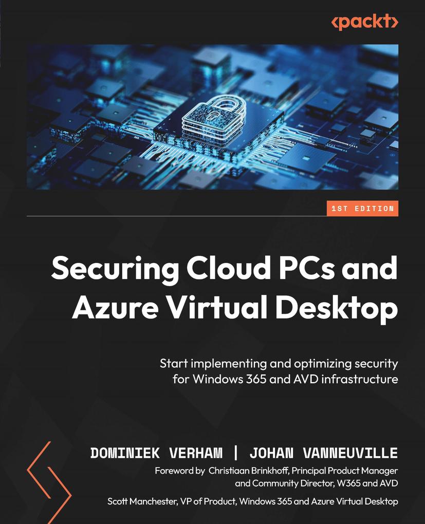Produktbild: Securing Cloud PCs and Azure Virtual Desktop | Dominiek Verham, Johan Vanneuville