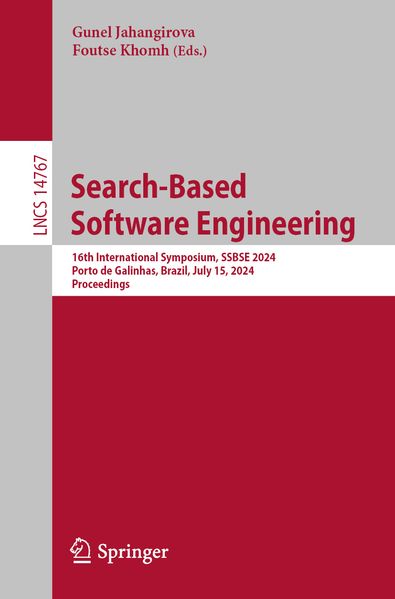 Produktbild: Search-Based Software Engineering