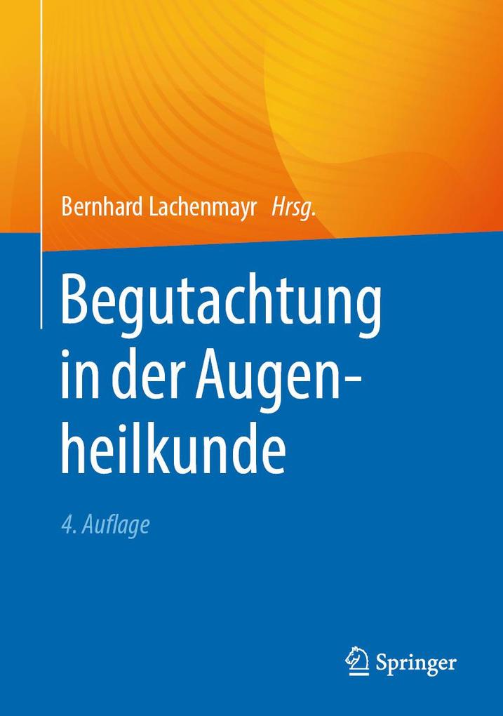 Produktbild: Begutachtung in der Augenheilkunde
