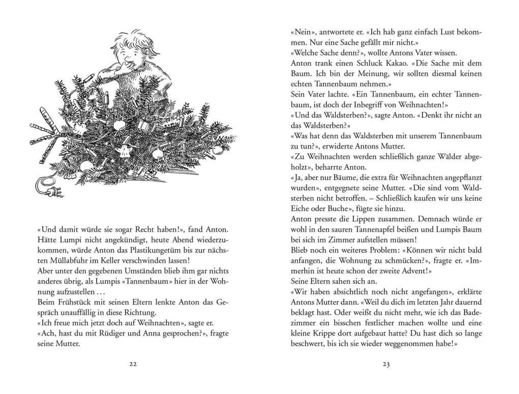 Weitere Ansicht: Der kleine Vampir feiert Weihnachten | Angela Sommer-Bodenburg
