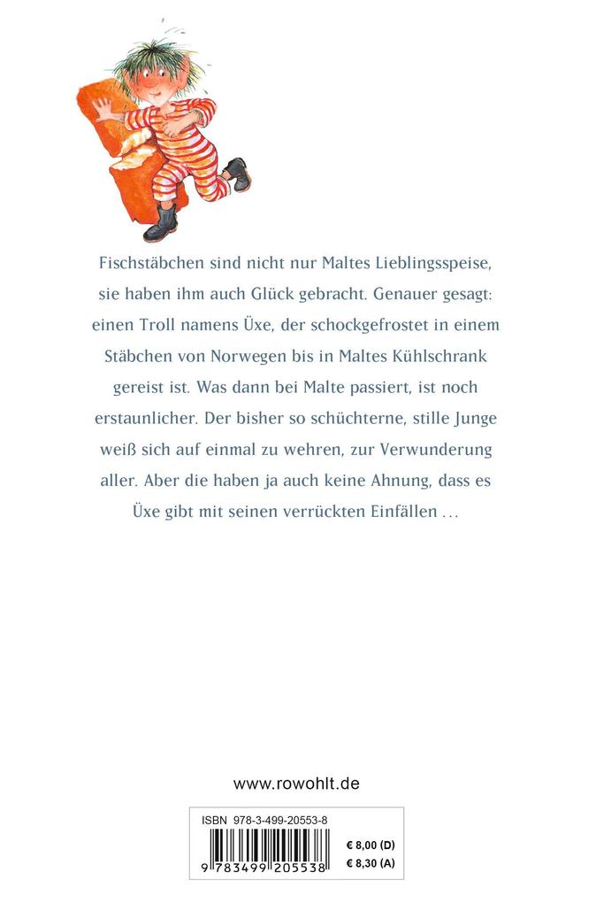 Weitere Ansicht: Üxe, der Fischstäbchen-Troll | Ursel Scheffler