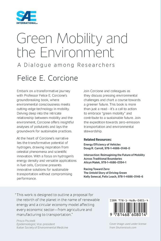 Weitere Ansicht: Green Mobility and the Environment | Felice E Corcione