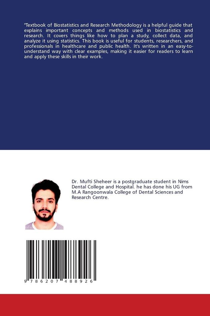 Buch (kartoniert): "Textbook of Biostatistics and Research Methodology ...