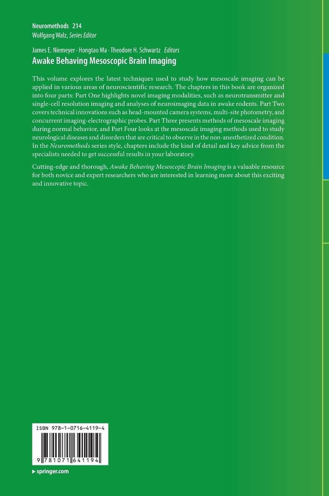Weitere Ansicht: Awake Behaving Mesoscopic Brain Imaging