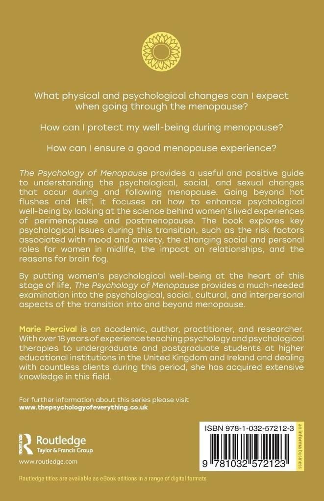 Weitere Ansicht: The Psychology of Menopause | Marie Percival