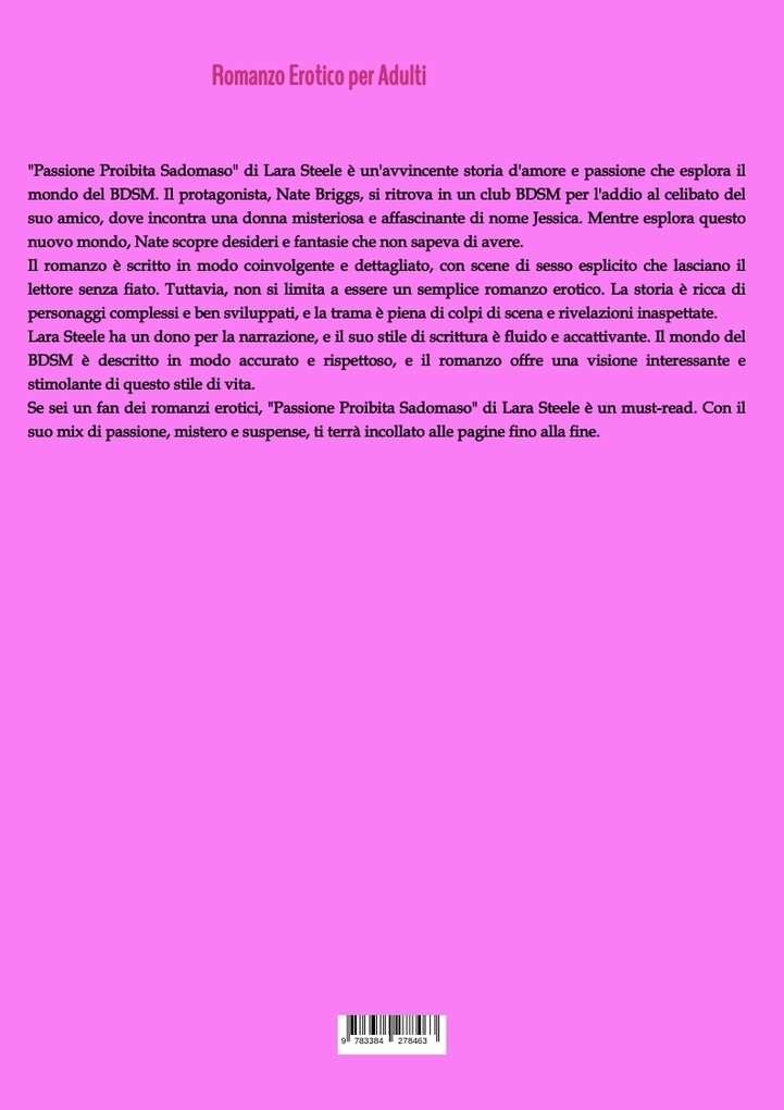 Weitere Ansicht: Passione Proibita Sadomaso | Lara Steele