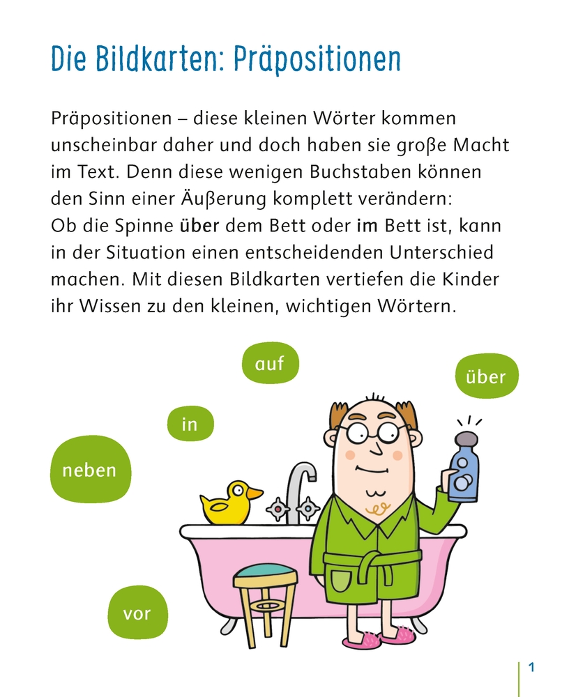 Weitere Ansicht: Präpositionen - über, unter, auf, vor...