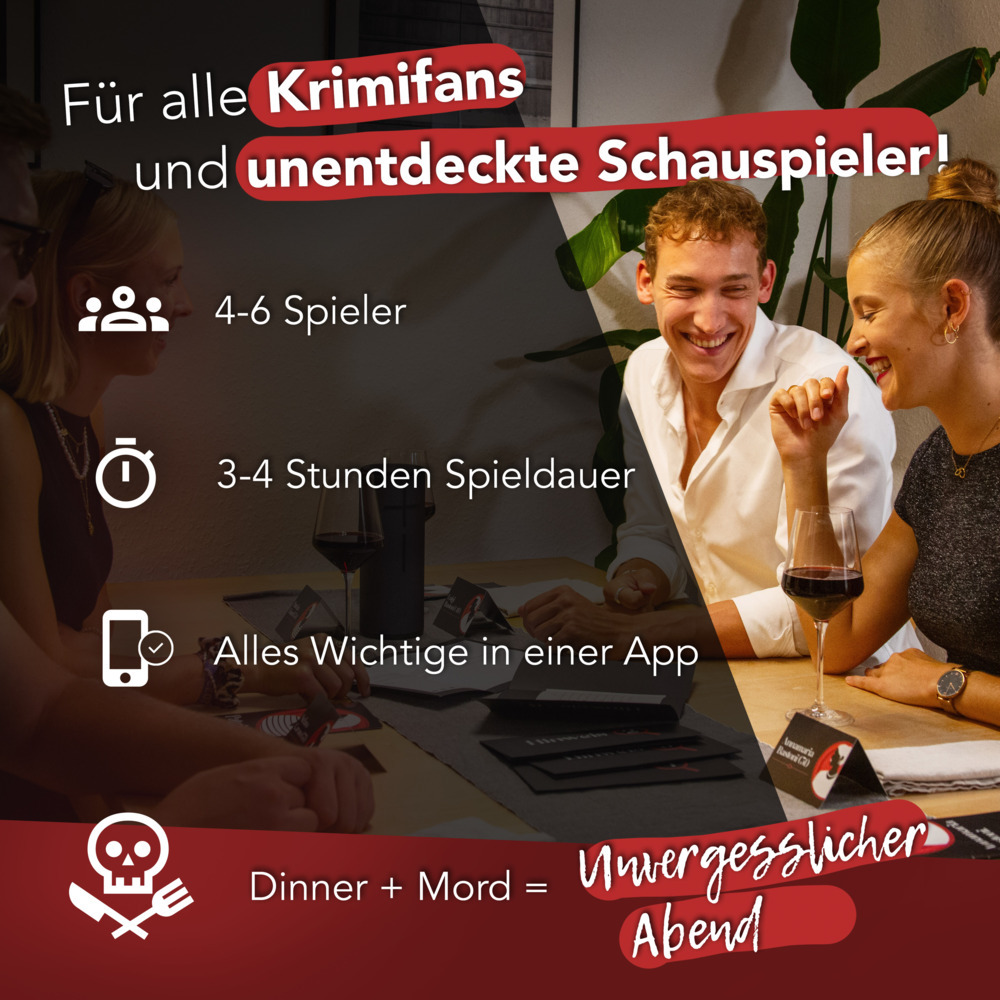 Weitere Ansicht: CRIMECASES Krimidinner: Der letzte Pate