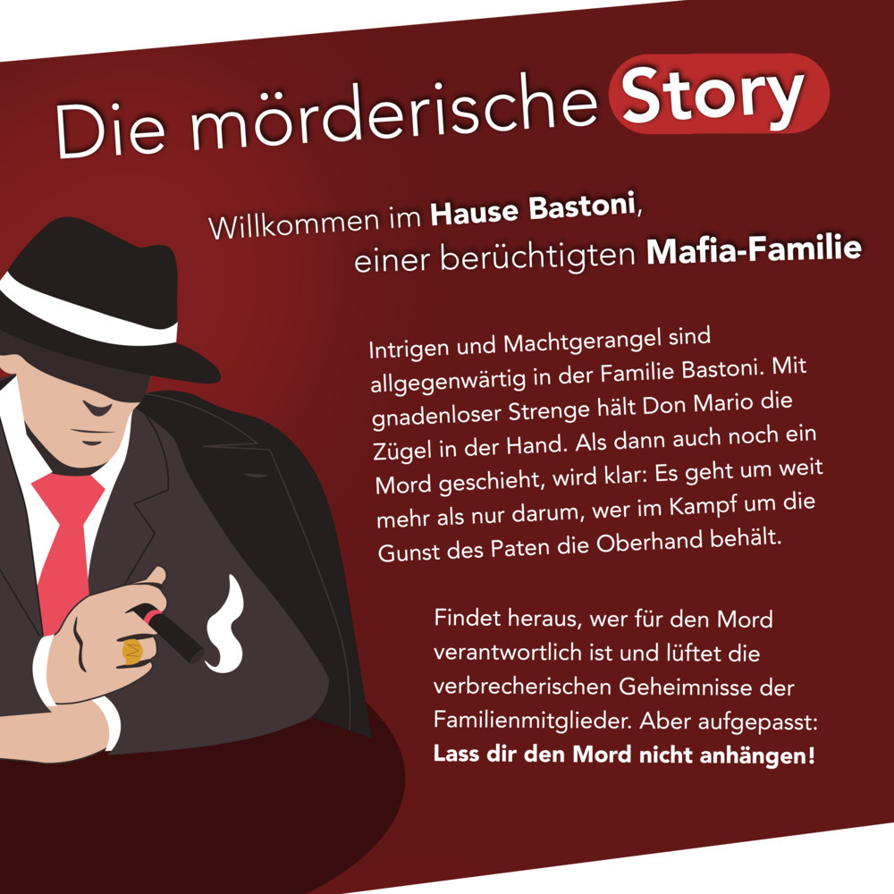 Weitere Ansicht: CRIMECASES Krimidinner: Der letzte Pate