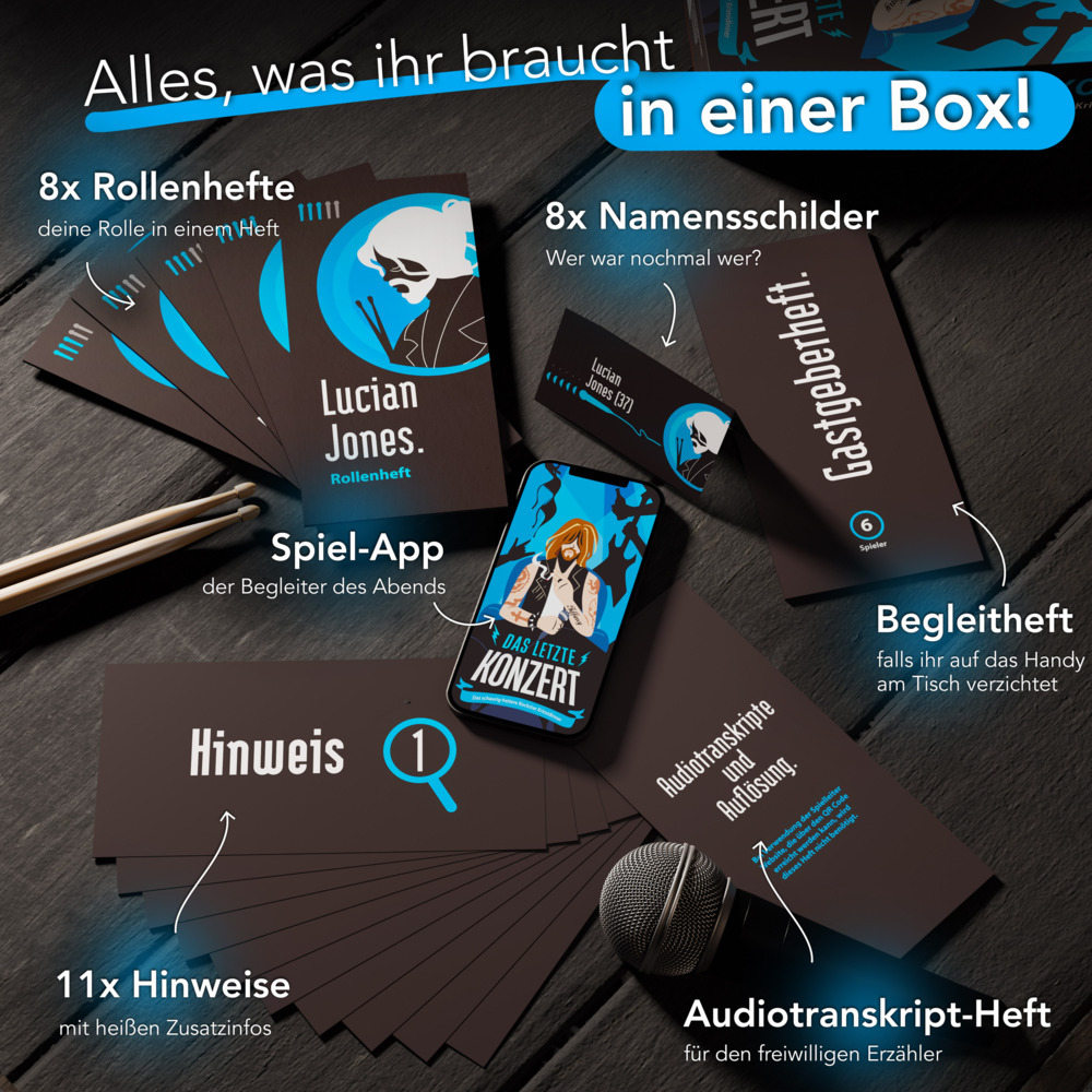 Weitere Ansicht: CRIMECASES Krimidinner: Das letzte Konzert