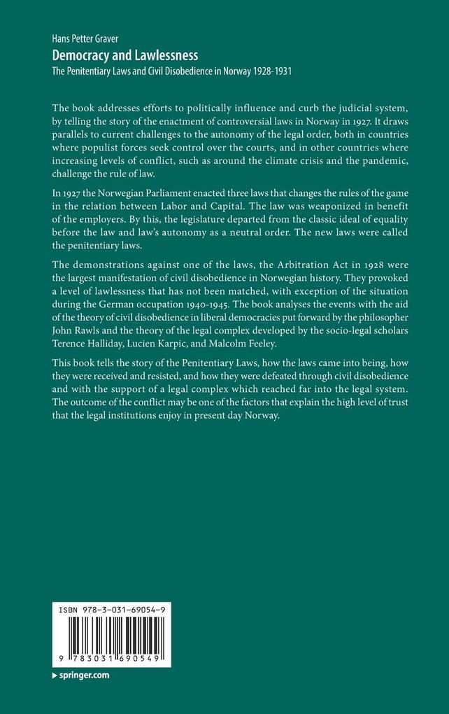 Weitere Ansicht: Democracy and Lawlessness | Hans Petter Graver