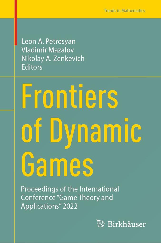 Produktbild: Frontiers of Dynamic Games