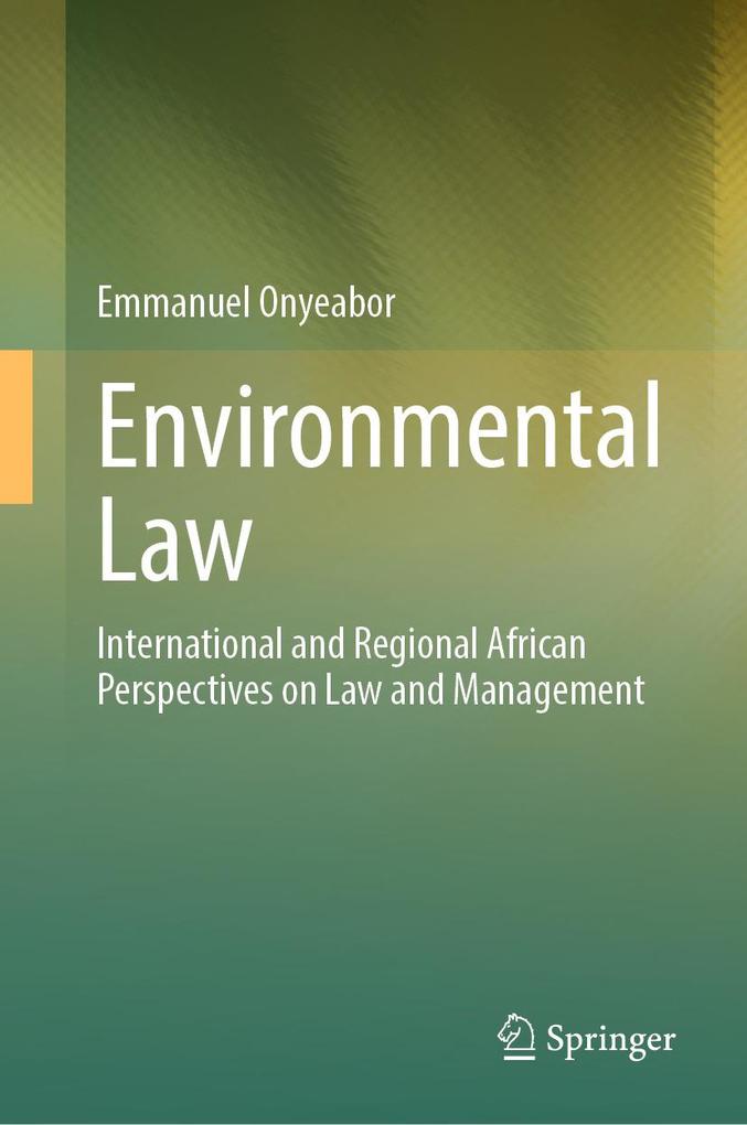 Produktbild: Environmental Law | Emmanuel Onyeabor